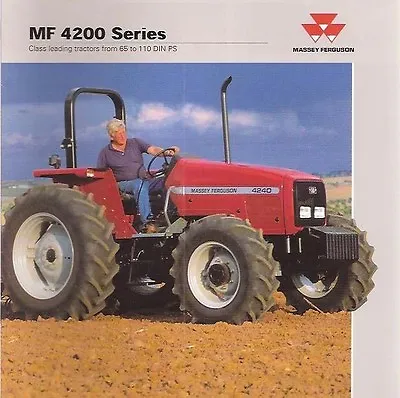 Massey Ferguson Mf 4235 4240 4243 4245 253 4255 4260 4263 Tractor Service Manual • $19.99