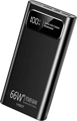 $44.29 • Buy VNBBT Power Bank, 66W 20000Mah USB C In & Out Portable Charger Fast Charging, PD