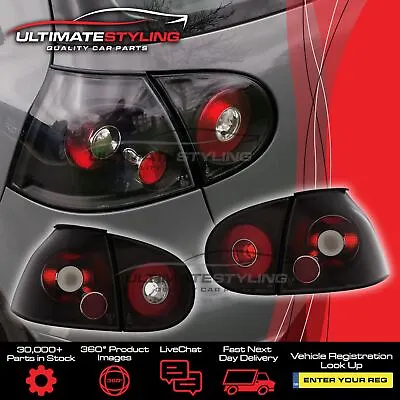 VW Golf Mk5 Rear Back Lights Black Lexus Style Upgrade Custom Tail 2003-2009 GTI • $131.28