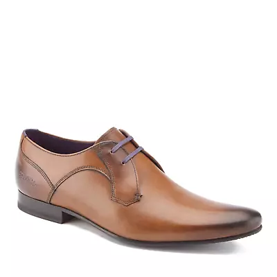 Ted Baker MARTT 2 Men's Tan All Leather Lace Up Derby Shoes Size EU 45 UK 11 • £19.99