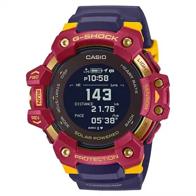 G-Shock G-Squad X FC Barcelona Limited Bluetooth Heart Rate Watch GBD-H1000BAR-4 • £416.19