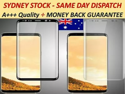 Compatible For Samsung Galaxy S20 S10 S9 Note 10 S9 S8 Edge Tempered Protector • $4.60