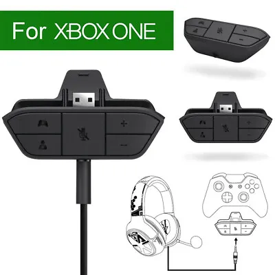 Stereo Headset Adapter Audio Mic Headphone Converter For Xbox One Controller • $29.99