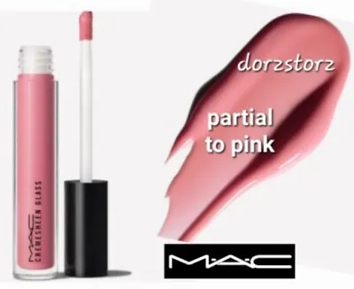 MAC Cremesheen Glass Lipglass *PARTIAL TO PINK* / .09 Oz / New In Box • $27.50