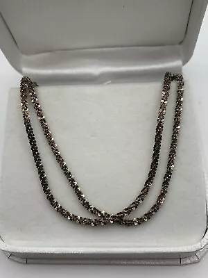 Vintage Multi (Double) Chain Milor Italy 925 Sterling Silver Bracelet Margarita • $15