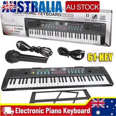 61 Keys Digital Music Electronic Keyboard Electric Piano Musical Instrument Kids • $28.99