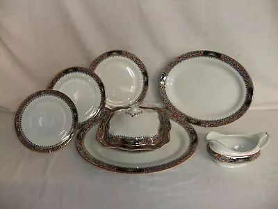 £4.99 • Buy C4 Solian Ware Soho Pottery Cobridge - Satsuma - Vintage Art Deco? Plates - 5A7C