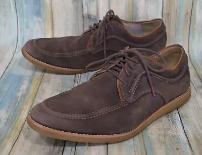 Hush Puppies Hade Jester Men's Size 11.5 Brown Suede Sneakers Casual Shoes • $38
