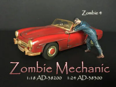 American Diorama Figure 1:18 Scale (10 Cm) Zombie Mechanic IV - AD-38200 • $9.99