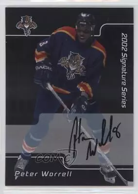2001-02 ITG Be A Player Signature Series Auto Peter Worrell #061 Auto • $5.43