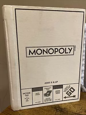 Monopoly Collector's Edition Board Game Classic Fabric Book Wood Pieces 2013 • $16