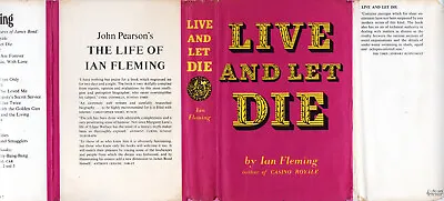 IAN FLEMING - LIVE AND LET DIE - RARE UK 1972 1ST W/DJ • $269.99