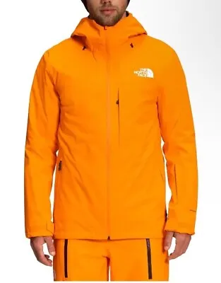 The North Face Mens Cone Orange ThermoBall Eco Snow Triclimate Jacket Medium • $240