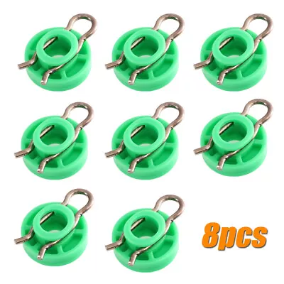 8pcs Power Window Regulator Guide Roller Clip For Volvo 850 V70 Saab 900 9-3 9-5 • $8.89