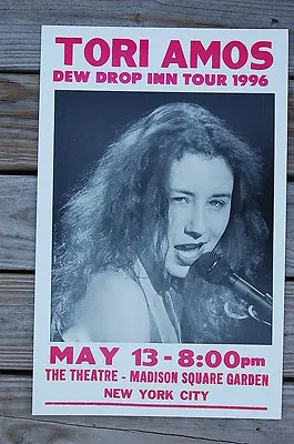 Tori Amos Concert Tour Poster 1996 Madison Square Gardens- • $4.25