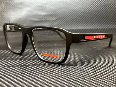 PRADA LINEA ROSSA PS 04NV DG01O1 Black Rubber Pillow 54 Mm Men's Eyeglasses • $141.75