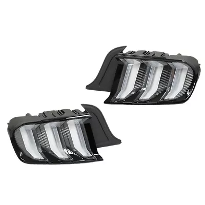 For Ford Mustang 2015-2022 Tail Lights Turn Signal LED Smoke Clear Tail Lamp • $266.81