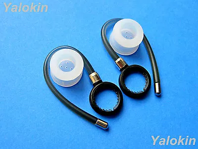 2 Gray Ear-loops And Eartips For Motorola H520 H525 H17 & HX600 Boom Headsets • $14.99