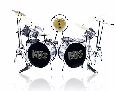 KISS Eric Carr Replica Miniature Double Drum Bass Set 1/6 NEW • $109.99