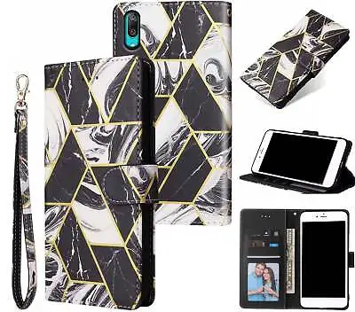 Huawei Y7 Pro 2019 Case Gilded Marble Pattern • $8.95
