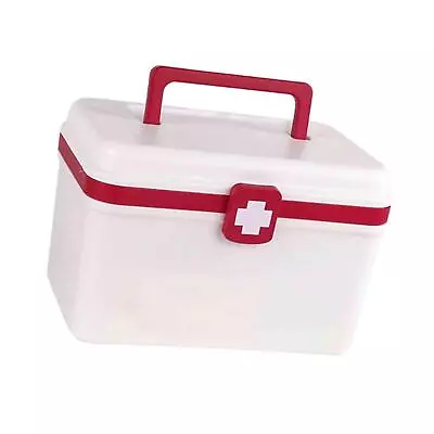 Medical Box First Aid Box Storage Case Bin First Aid Case For Sewing Car Toy • £15.73