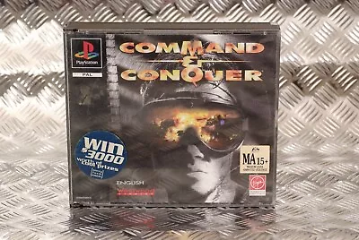 Command & And Conquer - Complete With Manual - Ps1 - Playstation 1 VGC • $45