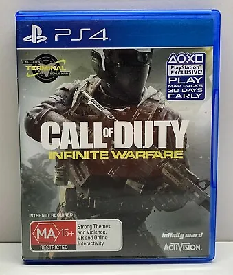 ✅ Call Of Duty Infinite Warfare (PlayStation 4 PS4 2016) FREE POST ✅ • $24.95