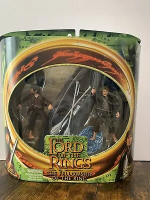 Toy Biz Frodo & Samwise Lord Of The Rings 2001 Fellowship Of The Ring Twin Pack • £40