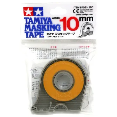 Tamiya 87031 Masking Tape With Dispenser Width 10mm For Modelling Plastic Or RC • £6.51