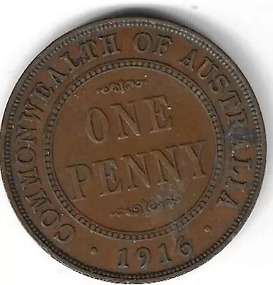 1916 Australian Penny • $3