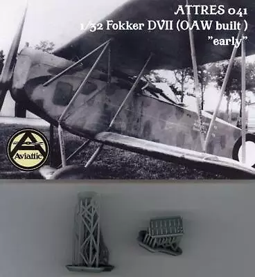 Aviattic Decals 1/32 FOKKER D-VII OAW Built  EARLY  VERSION Resin Conversion Set • $14.50