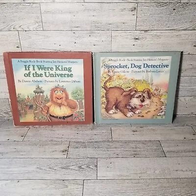 2 Vintage 80s Fraggle Rock Jim Henson’s Muppets Weekly Reader Books Children • $12.45