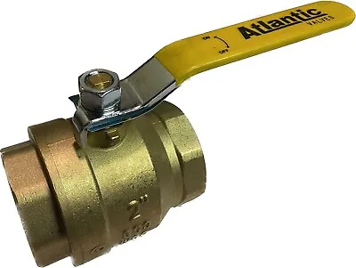 2  Inch Full Port 600WOG Female Brass Ball Valve FIP Threaded IPS • $47.75