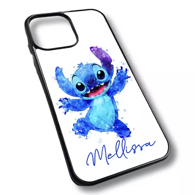 £9.99 • Buy Watercolour Stitch Blue Y2K Hard Back Casing Case Personalised Name Lilo 626