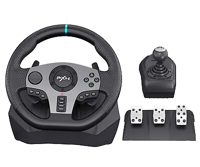 NEW PXN V9 Steering Wheel & Pedals & Shifter For Pc/ps3/ps4/switch/xbox One • $149.99