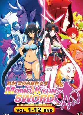 DVD Anime Momo Kyun Sword Eps. 1-12 End English Subtitle TRACK Shipping All Reg • $18.90