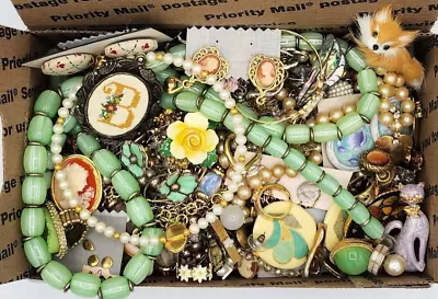 Costume Jewelry Mixed Lot - Cottagecore Aesthetic Fairycore Vintage & Modern  • $20