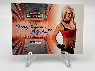 2010 ANGELINA LOVE AUTO Card #A49 Signed TRISTAR TNA The New Era NWA Wrestling • $14.99