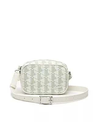 [Lacoste] Daily Lifestyle Monogram Round Square Shoulder Bag NF4276DG White • $219.76