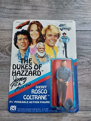 Dukes Of Hazzard Rosco P. Coltrane UNPUNCHED And SIGNED 1981 Mego Action Figure • $127.50