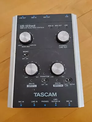 Tascam US-122MKII - USB 2.0 Audio Recording Interface ONLY For Parts  • $29.08