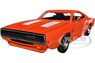 1968 Dodge Charger R/t Srt Orange  Bigtime Muscle  1/24 Diecast Model Jada 34197 • $20.99