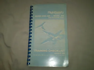 $25 • Buy King Air 200 Training Checklist By FlightSafety