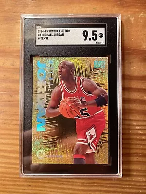 1994-95 SkyBox Emotion Michael Jordan #3 N-Tense SGC 9.5 Insert Gold Card Bulls • $595