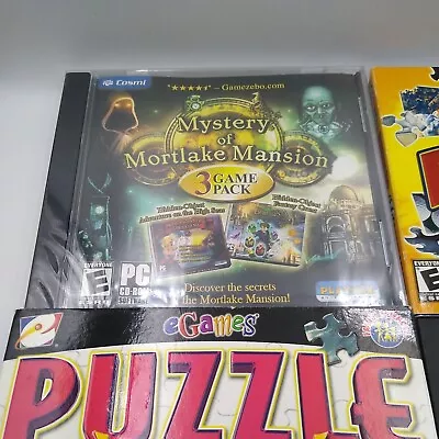 MYSTERY OF MORTLAKE MANSION 3 GAME PACK  Hidden Object  Brand New Sealed + More • $12