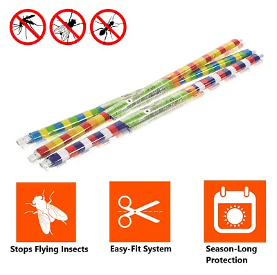 PVC Door Strip Curtain Stop Flying Insect Mosquito Bug Blinds Screen Flies • £6.36