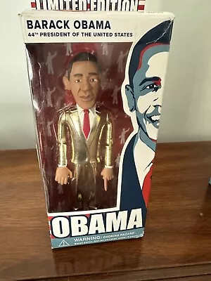 Jailbreak Toys Barack Obama Limited Ed. Gold Suit Action Figure New #988 Of 3000 • $115