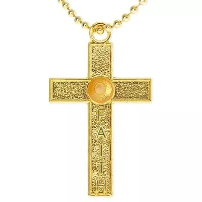 Gold Mustard Seed Faith Cross Necklace Mustard Seed Necklace Faith Necklace • $8.98