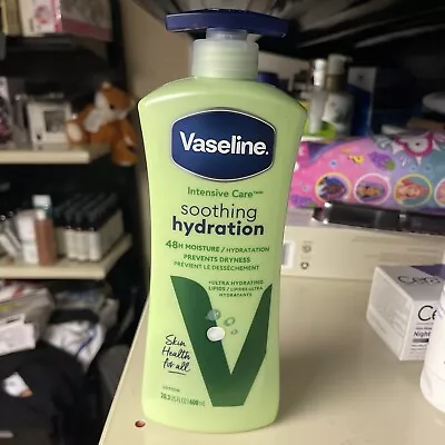 Vaseline Intensive Care Soothing Hydration Body Lotion With Aloe Vera 20.3 Oz • $13.76