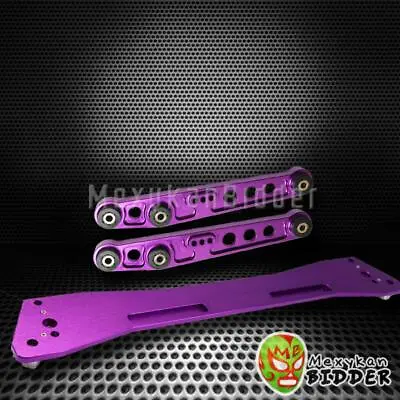 Purple Rear Subframe Brace Lower Control Arm Kit For Civic 92-95 EG Del Sol 93- • $103.44